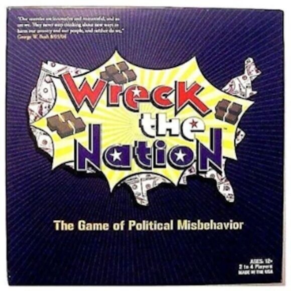 Wreck the Nation - The Game of Politic - The Game of Political Misbehavior - NIB - Picture 1 of 1